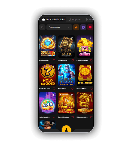 Jeux de casino Joka